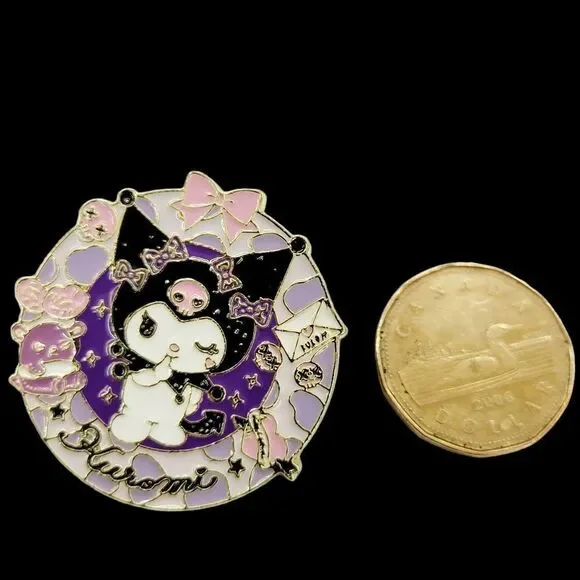 2/$20 Brand New Kuromi Pin Brooch #b - Picture 3 of 3